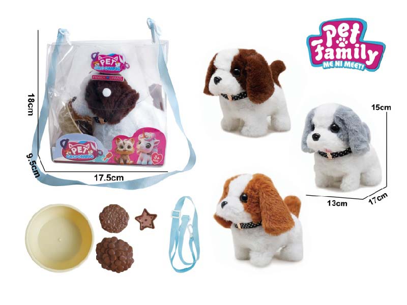 B/O Plush Walking Color-Matching Dog + Small Accessories 4