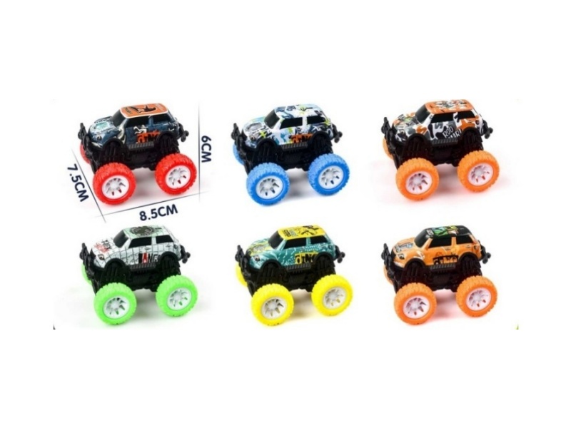 Two Inertial Metal Off-Road Vehicles