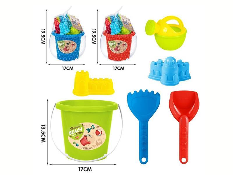 Sand Bucket Set 6pcs