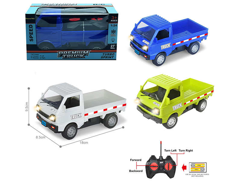 1:20 Liuzhou Truck 4-Channel Remote Control Car With Headlight, DIY Stickers