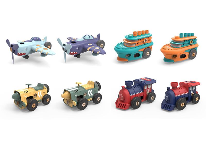 4 Electric DIY Assembly Laboratory Retro Car