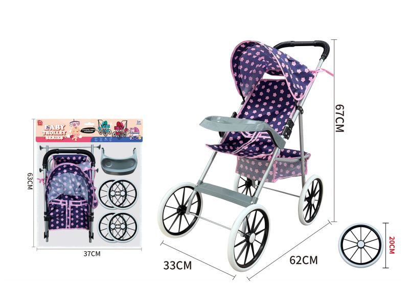 Thick Cloth Iron Baby Stroller Toy