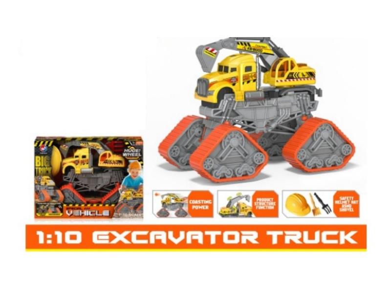 1:10 Spring-Covered Engineering Excavator