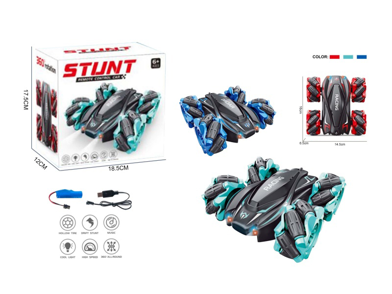 Double-Sided Stunt Remote Control Car