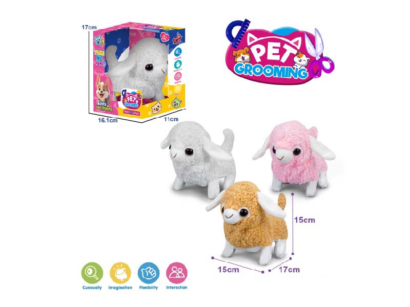 B/O Plush Sheep