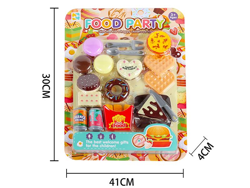 Pretend Play Toy Food Set
