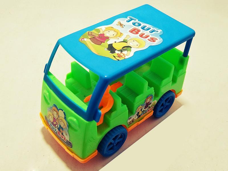 Pull Line Cartoon Bus