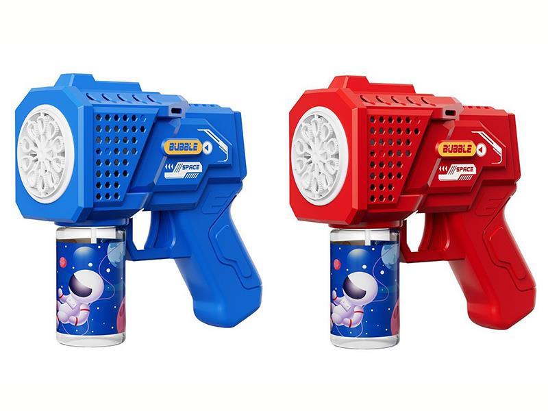 Space Bubble Gun With Lights + 50ml Bubble Water