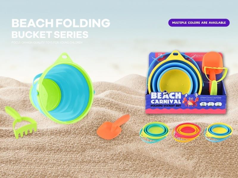 3Pcs Small Round Folding Barrels 3Col