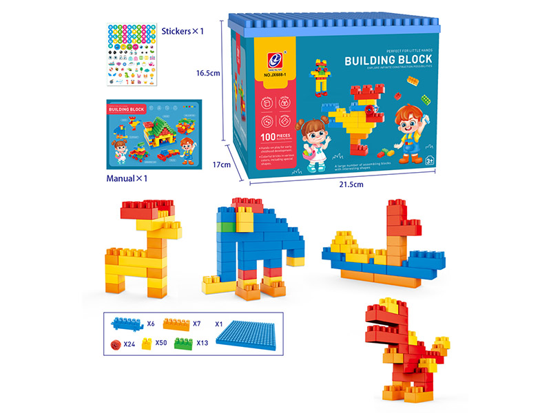 100pcs Building Blocks