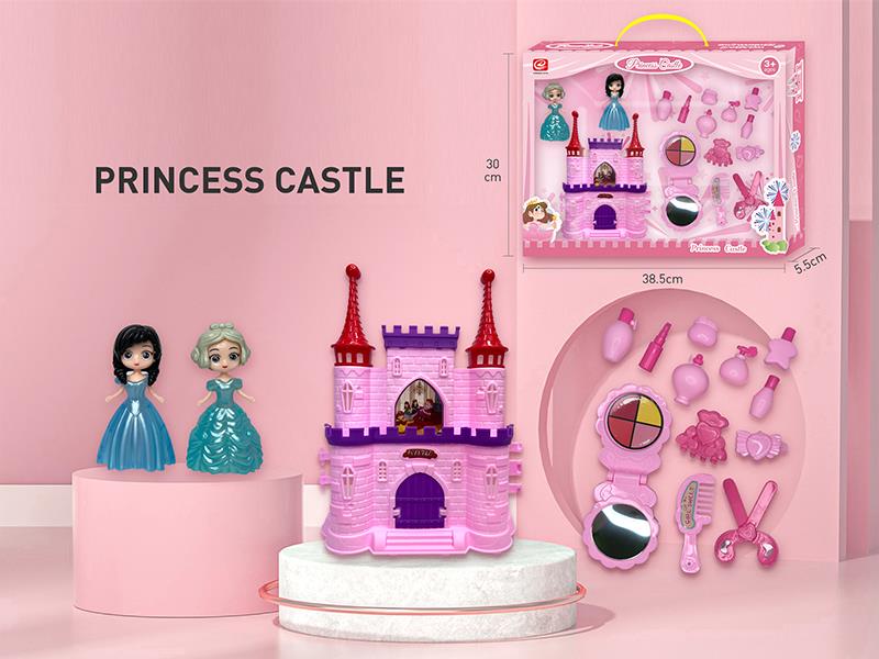 Castle + Makeup Toys + Princess Doll