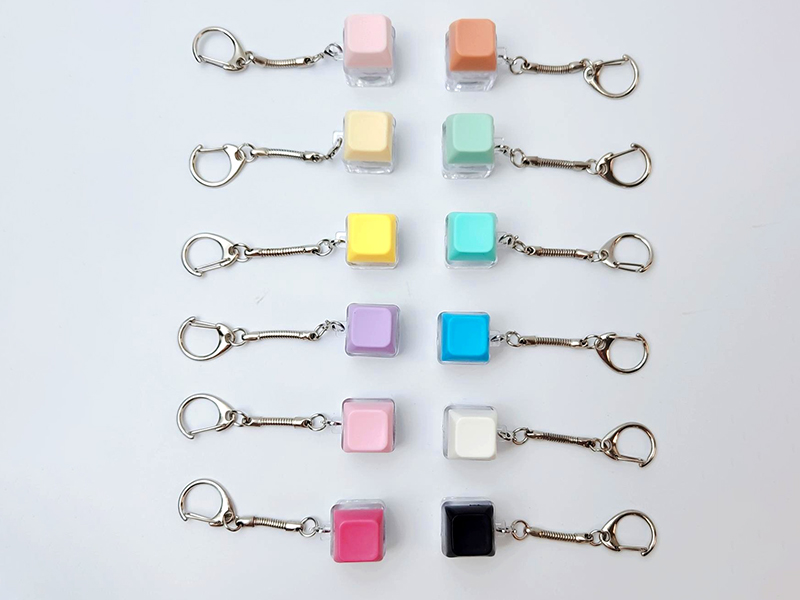 1-Key Keyboard Keychain - No Light