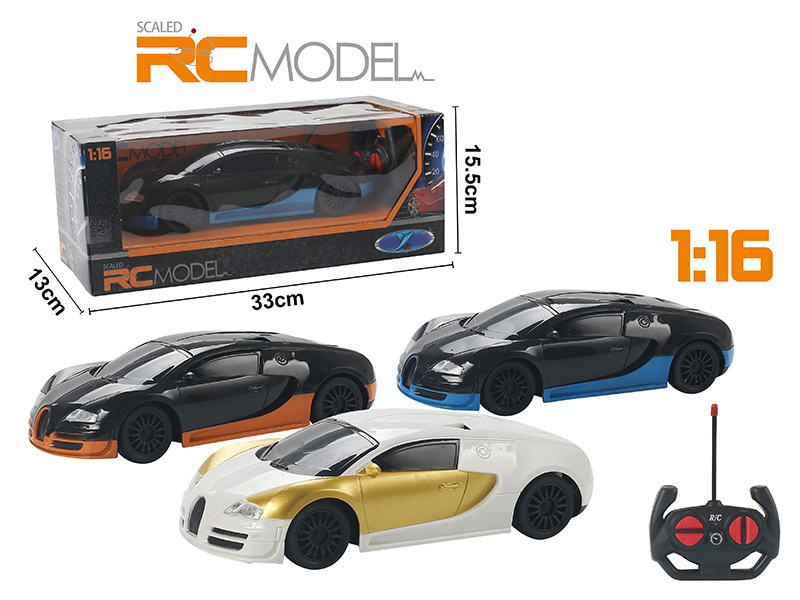 1:16 Bugatti 4 Channel Remote Control Car