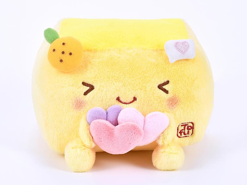 8" Orange Plush Toy