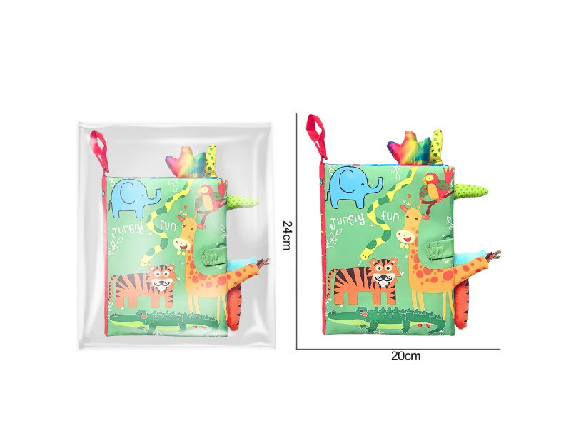 A Tailed Cloth Book - A Wild Animal In The Jungle
