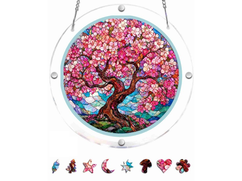 8.9-Inch Acrylic Jigsaw Puzzle