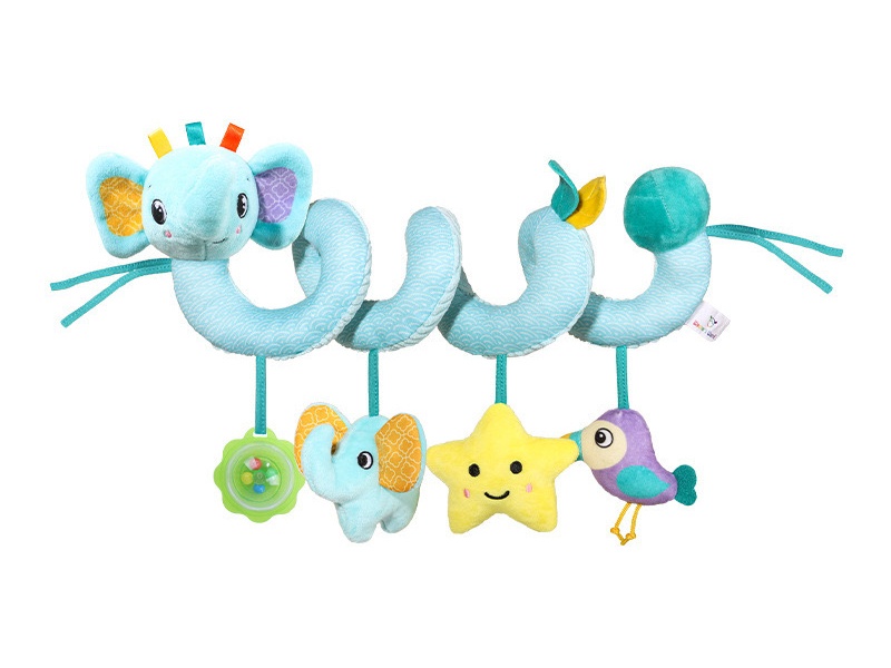The Elephant Makes A Sound And The Baby Comforts The Bed