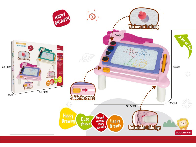 Unicorn Color Drawing Board
