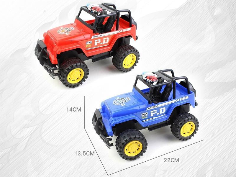 Friction Off-Road Police Car
