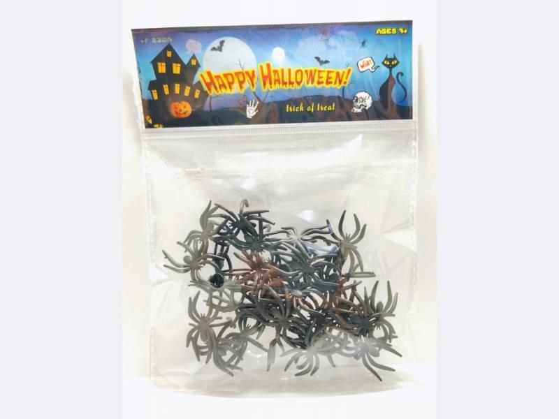 Spider Ring. Multi-Color, 30Pcs [Glow-In-The-Dark]