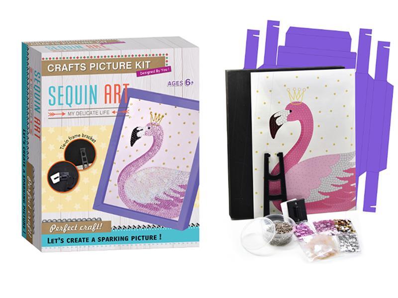 crafts picture kit-sequin art