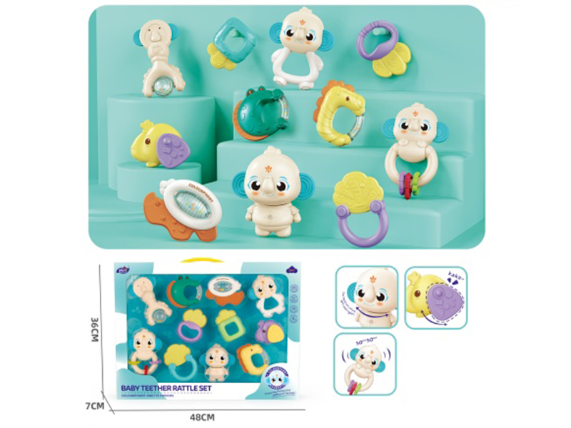 11 Pcs Of Baby Teething Rings