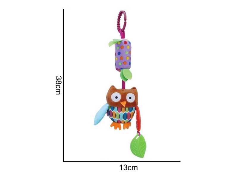 Plush Wind Chime And Colorful Eagle Pendant Baby Comfort Plush Animal Toy