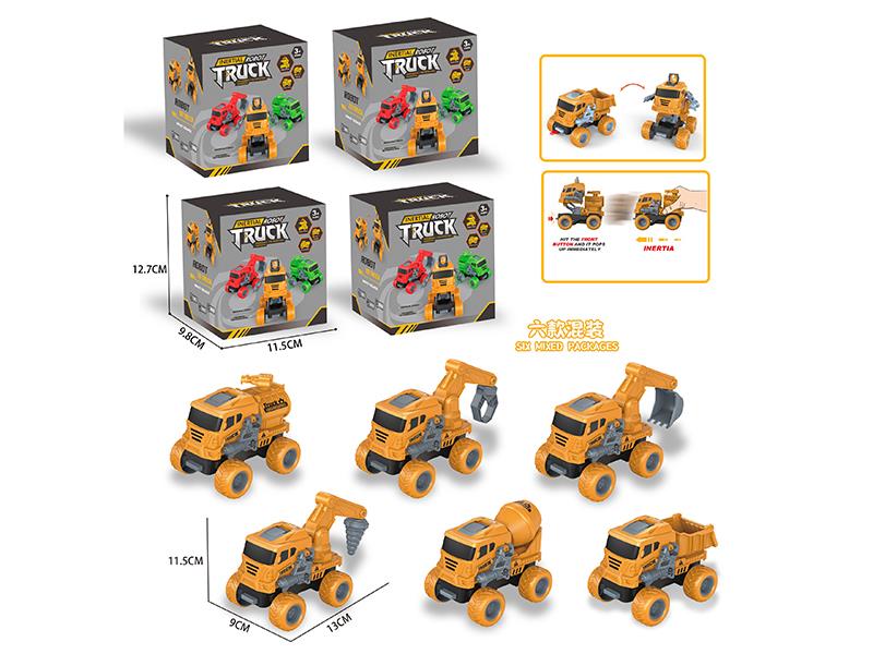 Friction Crash Deformation Engineering Truck 1pcs