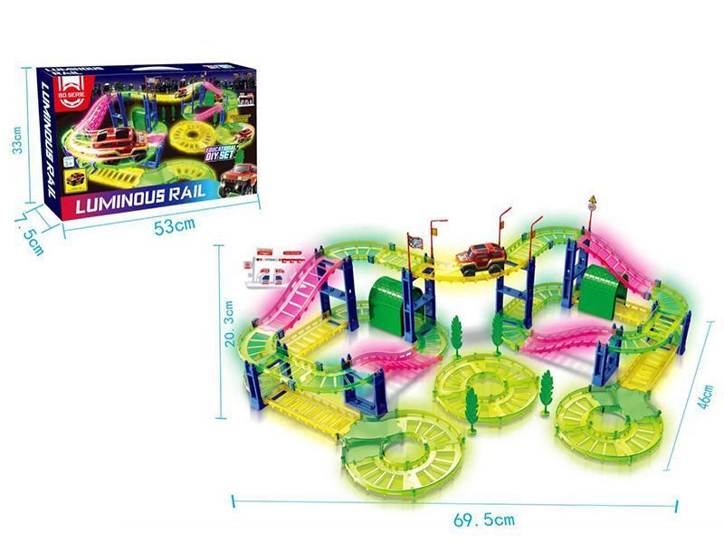 B/O Glow In The Dark Rail Train