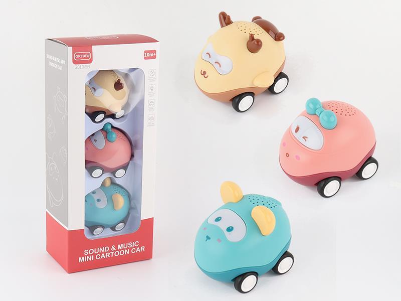Mini Cartoon Car With Sound Music