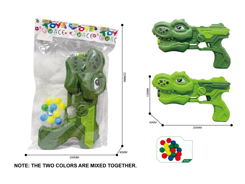 Dinosaur Ping Pong Ball Gun Set