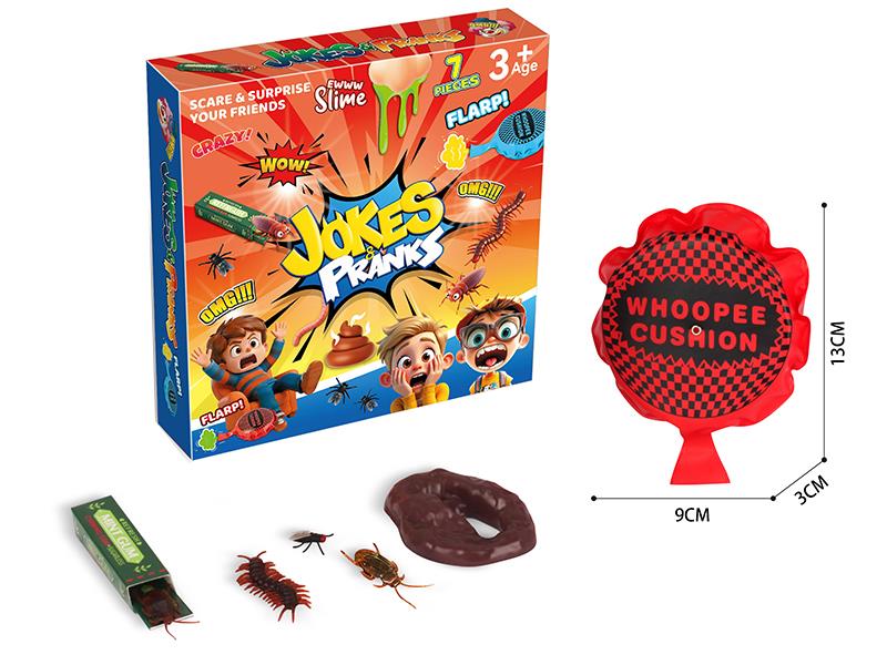 Practical Joke Toy Set 7PCS