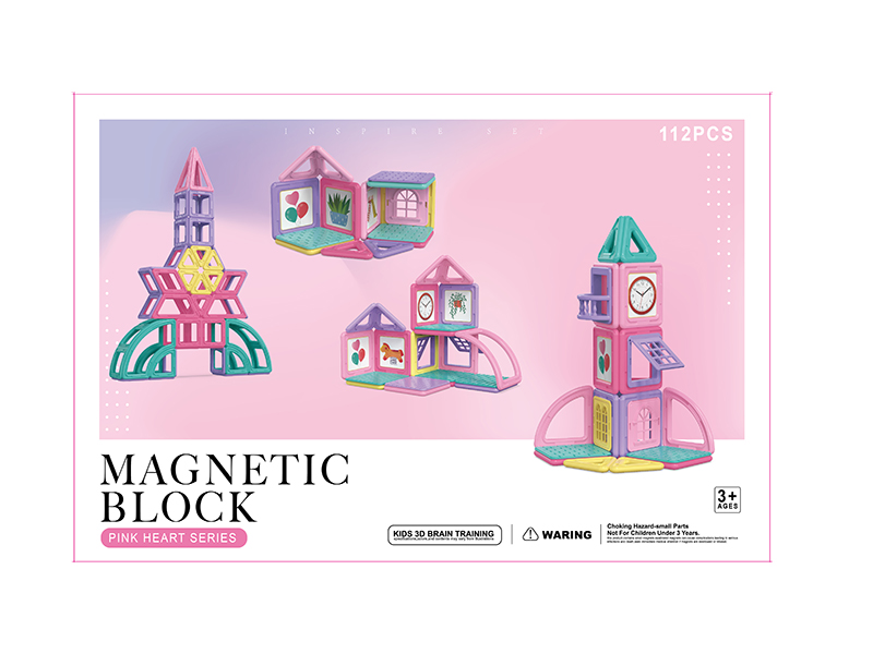Magnetic Building Blocks 112pcs