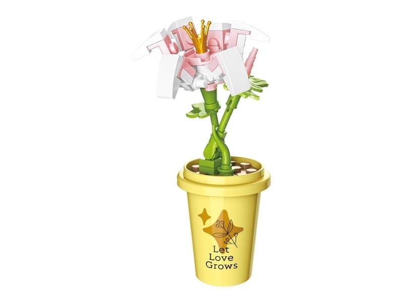 Milk Tea Cup Lily Building Blocks