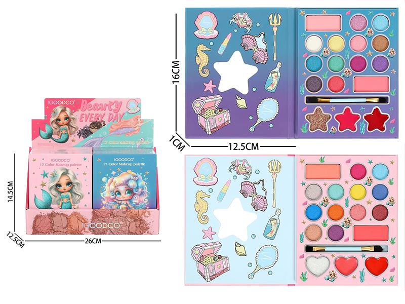 17 Color Eyeshadow Palette 24pcs
