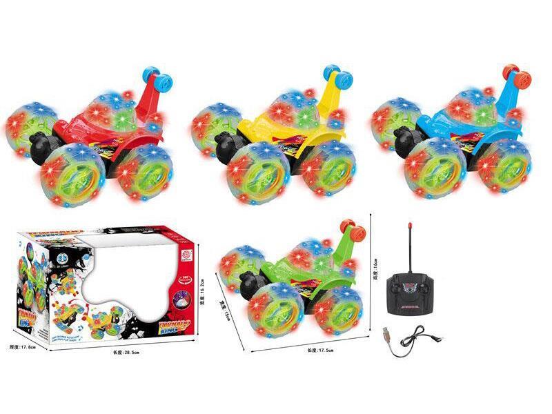 Remote Control Stunt Car With 3D Light And Music