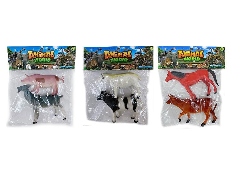 2pcs 8-Inch Farm Animals(Hollow)