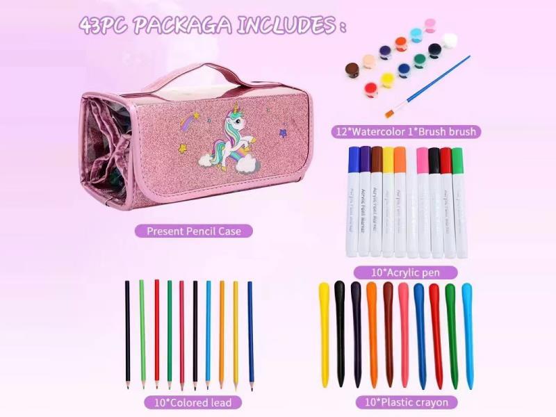 A 43-Piece Painting Set