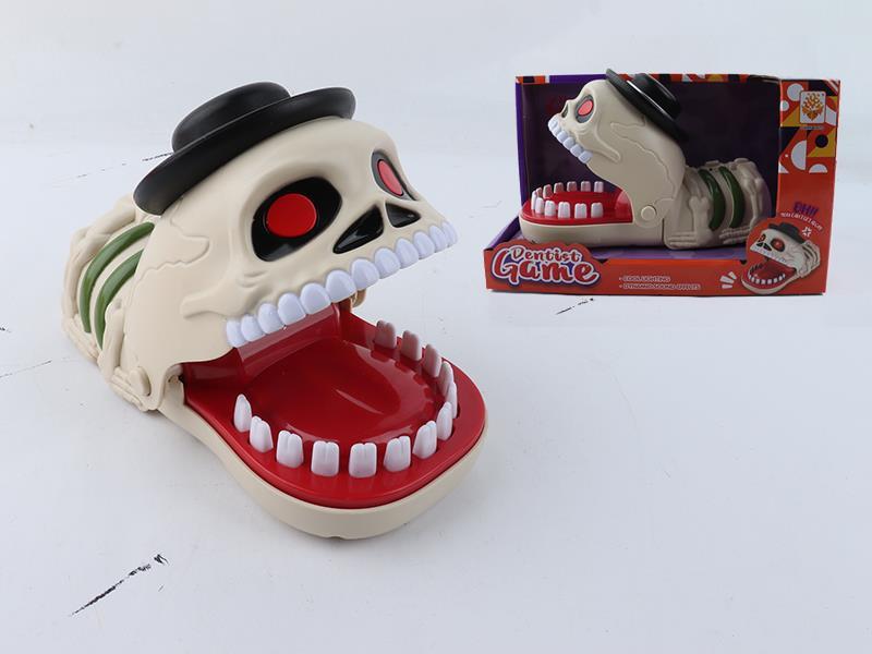 Skull Bite Finger Game With Sound And Light