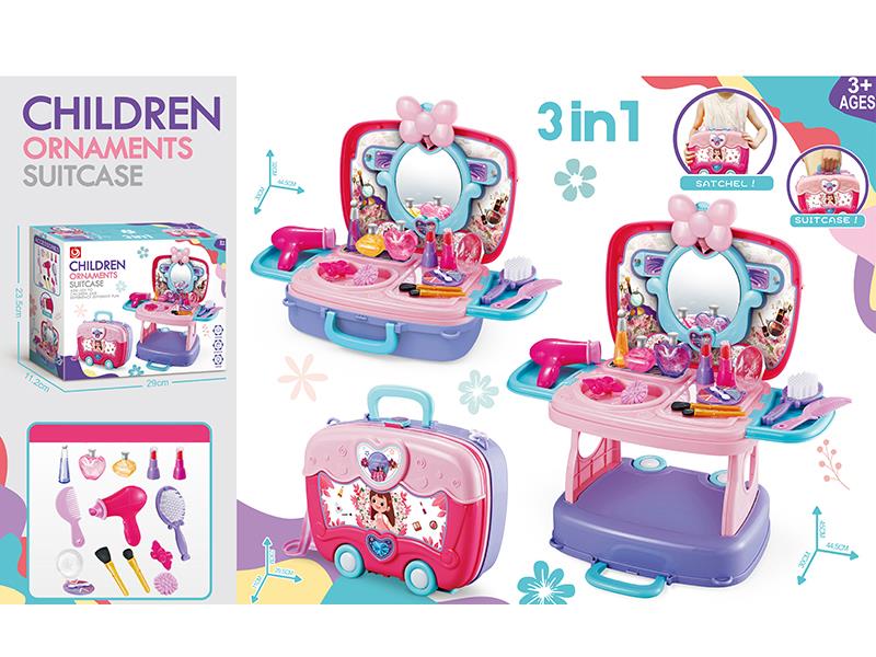Children Dresser Suitcase(3 In 1)