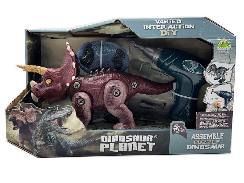 Remote Control DIY Assembly Triceratops