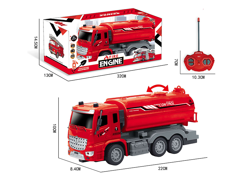 1:30 4CH Remote Control Fire Engine