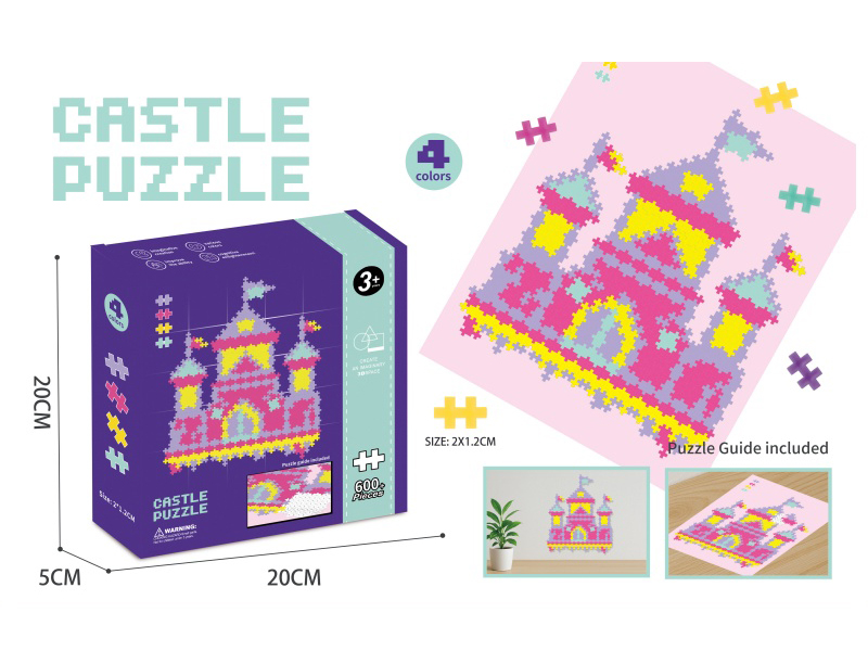 Castle-Shaped Building Toys