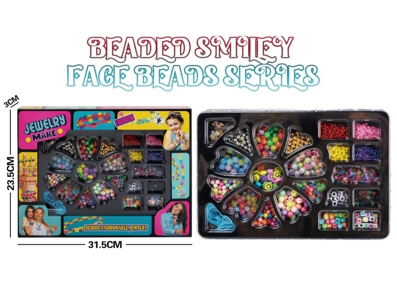 Diy Smiley Beaded Beads