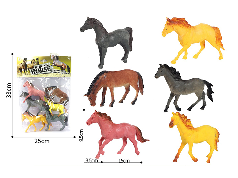 6PCS Horse