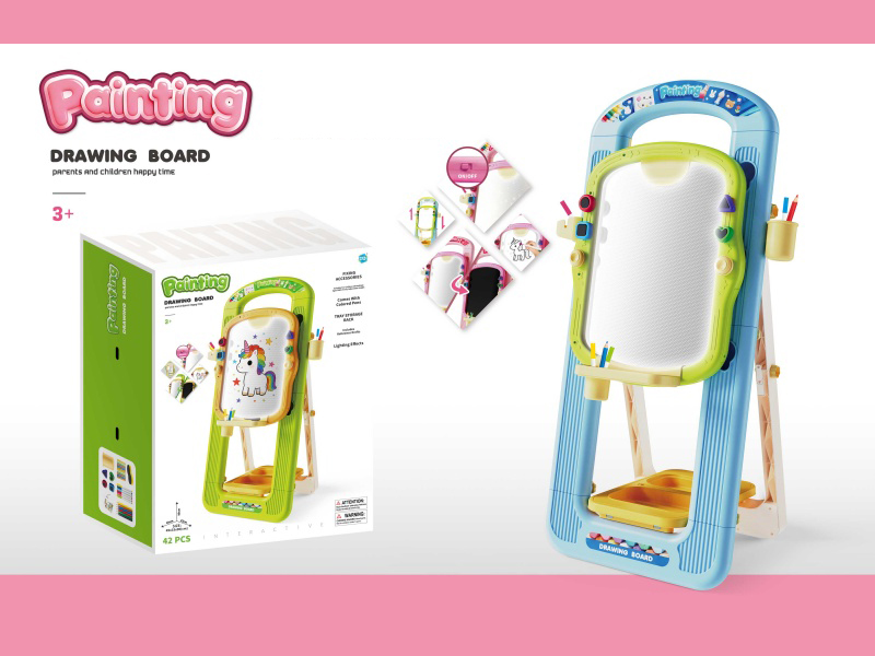 This Is A Multi-Functional Writing Board With Light On Both Sides That Can Be Erased And Used For Doodling