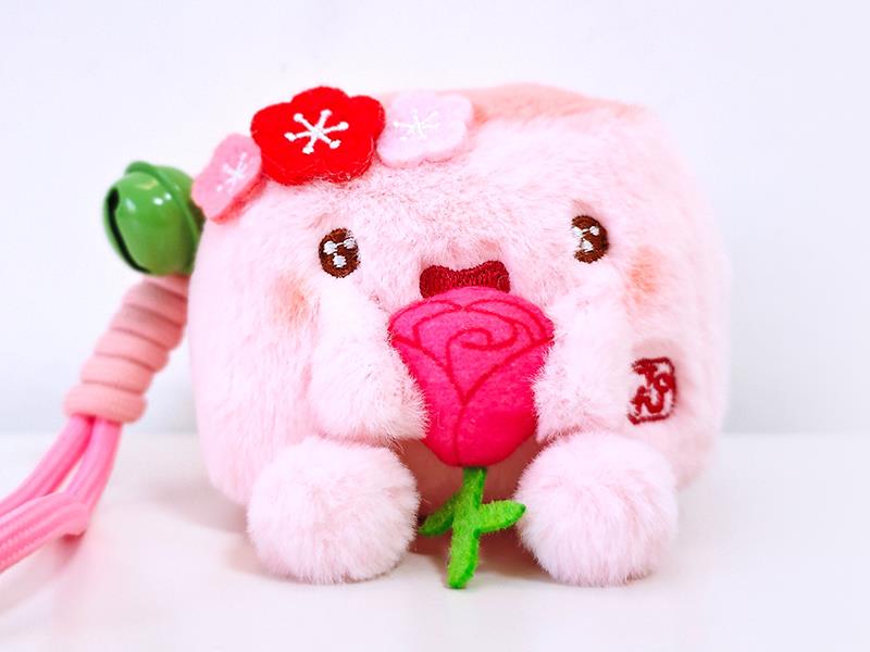 4" Plum Plush Toy