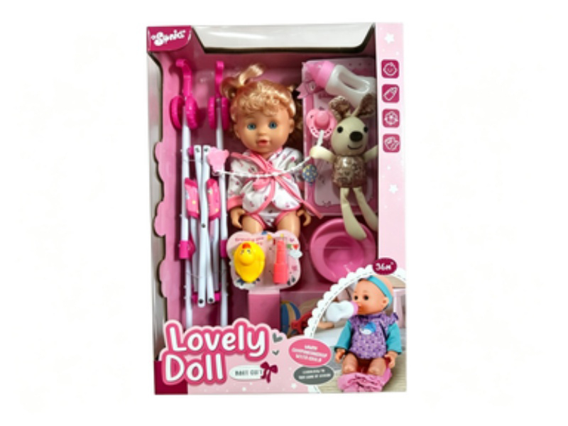 Eco-Friendly Doll Set (Plastic Car)