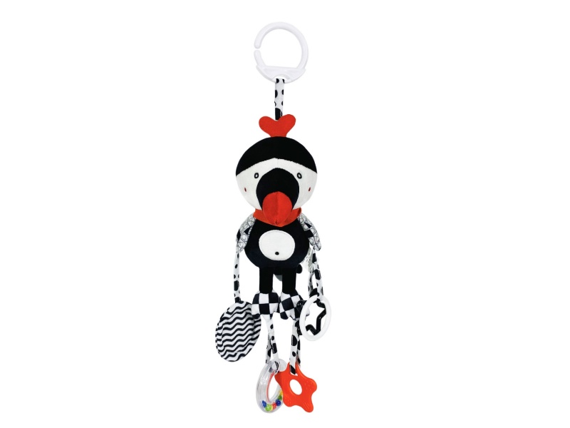 Little Bird, Baby, Funhouse Mirror, Plush Wind Chime, Bed Hang