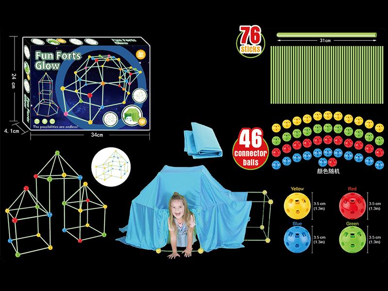 DIY Fort Building Tent Play Set